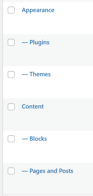 Image of pages arranged hierarchically